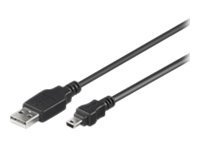 Goobay USB 2.0 Hi-Speed Kabel Schwarz - Cavo - Digitale/dati
