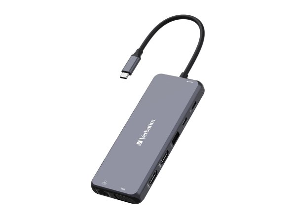 Verbatim CMH-14 - USB tipo-C - HDMI - RJ-45 - USB 2.0 - USB 3.2 Gen 1 (3.1 Gen 1) Type-A - USB 3.2 G