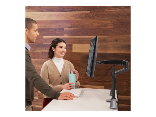 Ergotron Lx Desk Mount Lcd Monitor Arm Tall Pole