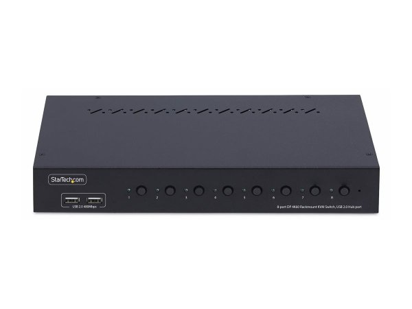 StarTech.com DisplayPort Kvm Switch 4K 60Hz - Interruttore - 8-port