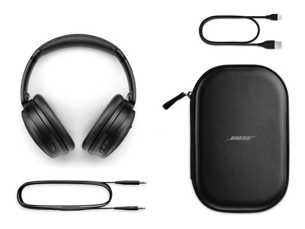 Bose QuietComfort - Con cavo e senza cavo - Musica/Giornaliera - 235 g - Auricolare - Nero