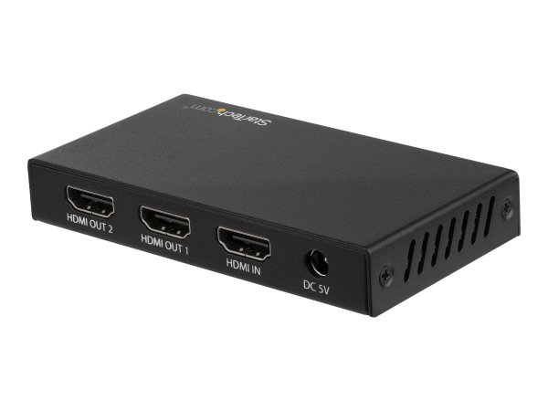 StarTech.com Sdoppiatore Splitter HDMI a 2 porte - 60Hz - HDMI - 2x HDMI - 3840 x 2160 Pixel - Nero