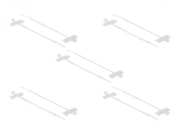 Delock Kabelbinder mit Beschriftungsfeld L 100 x B weiß 10 Stück
