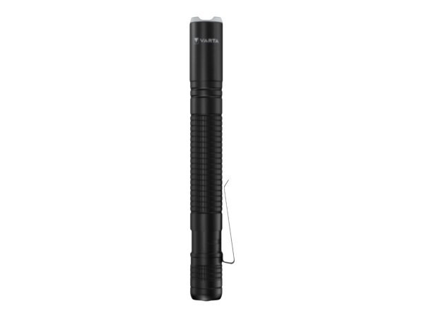 Varta Aluminium F10 Pro LED Flashlight (incl. 2x Longlife Power AAA Batterie per l'uso quotidiano -