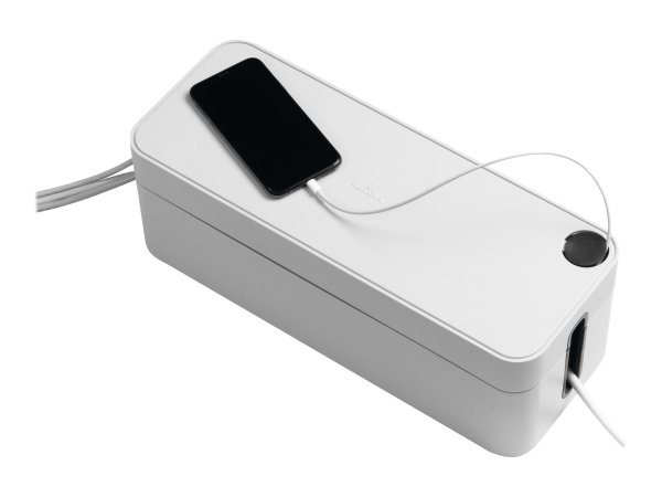 Durable Cavoline Box L - Scatola portacavi - Scrivania - Plastica - Gomma - Grigio