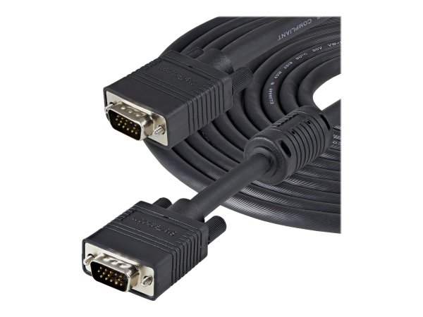 StarTech.com Cavo coassiale ad alta definizione per monitor VGA a VGA a 15 pin HD15 maschio/maschio