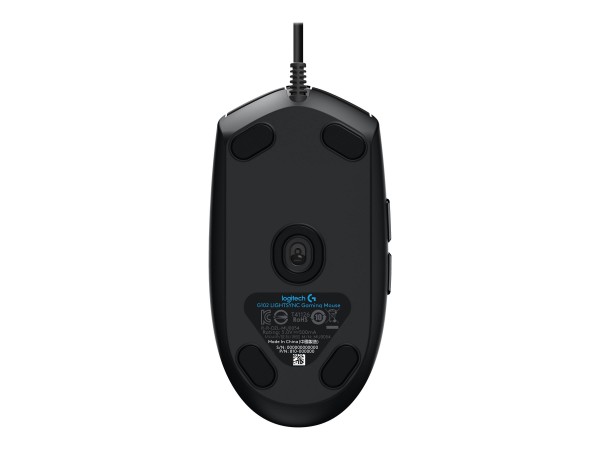 Logitech G 910-005823 - USB tipo A - 8000 DPI - 1 ms - Nero