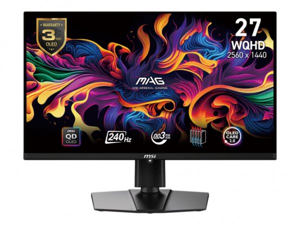 MSI Mag 271Qpxde Qd-Oled E2 27 - Schermo piatto (tft/lcd) - 67,3 cm