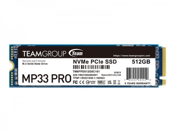 Team Group MP33 PRO - 512 GB - M.2 - 2100 MB/s