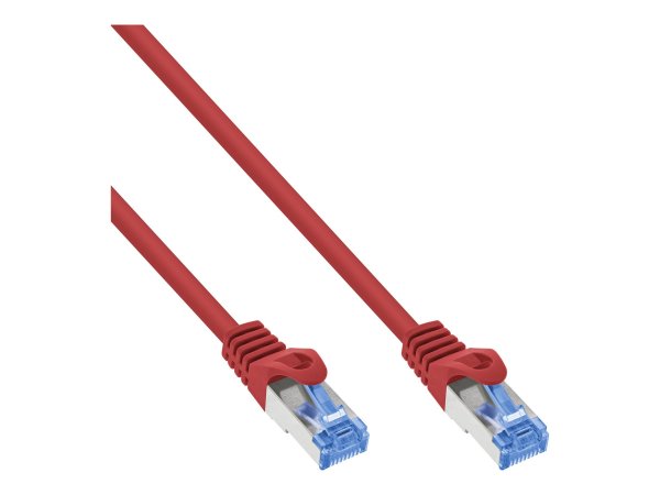 InLine cavo patch - Cat.6A - S/FTP - TPE (LSZH) - CCA - rosso - 0,3m