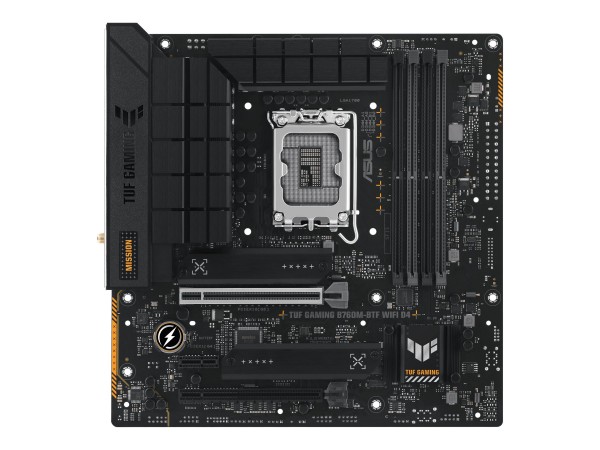 ASUS TUF GAMING B760M-BTF WIFI - Intel - LGA 1700 - Intel® Celeron® - Intel® Core™ i3 - Intel® Core™