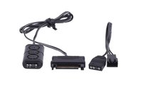 Alphacool Aurora Eiscontrol - Nero - 2x 3-Pin - 18 g