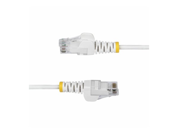 StarTech.com White Slim Cat6 Ethernet Cable Snagless 28AWG LSZH - Cavo - Rete