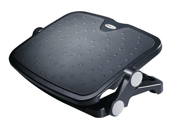 StarTech.com Poggiapiedi Ergonomico Regolabile da Scrivania - Nero - Alluminio - Plastica - -30 - 0°