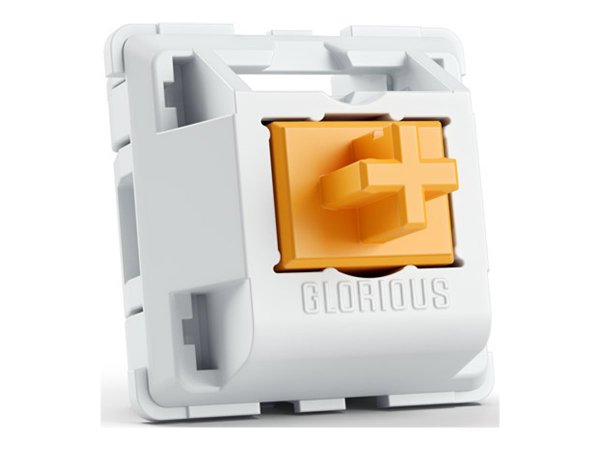 Glorious PC Gaming Race Panda - Arancione - Bianco - 36 pz - Montaggio su piastra