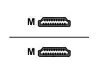 Delock Kabel gewinkelt links HDMI - HDMI - Cavo - Digitale/display/video