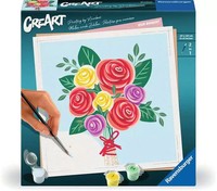 Ravensburger CreArt - MNZ - Rose Bouquet Farben enthalten Malen nach Zahlen Se...
