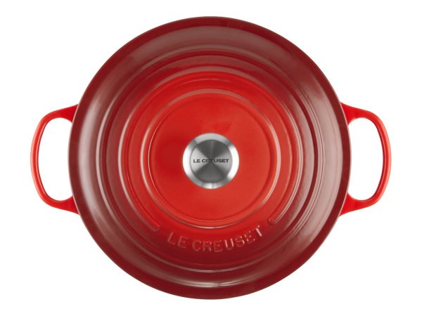 Le Creuset Signature - 3,3 L - Rotondo - Rosso - Ghisa - Smaltato - Rosso
