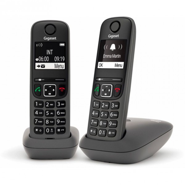 Gigaset AE690 - Telefono analogico/DECT - Cornetta wireless - Telefono con vivavoce - 100 voci - Ide