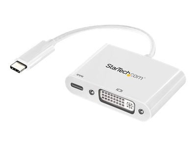 StarTech.com Adattatore USB C a DVI 1080p - Power Delivery - Convertitore Video USB Type-C a DVI-D S
