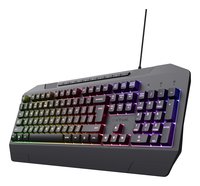 Trust GXT 836 Evocx - Cablato - USB - Interruttore a chiave a membrana - QWERTY - LED RGB - Nero