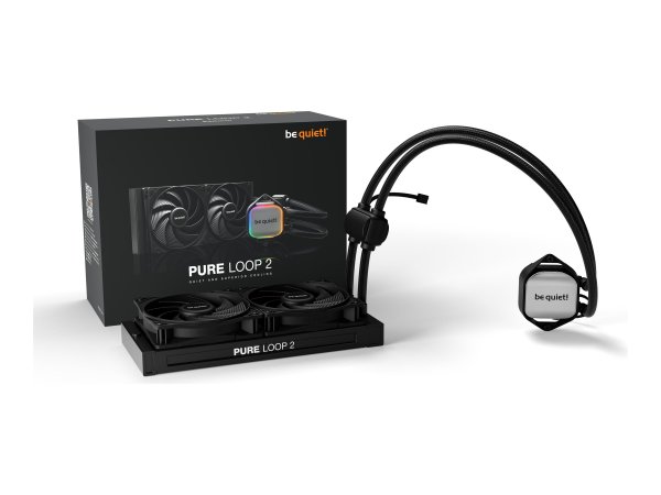 Be Quiet! Pure Loop 2 | 240mm - Raffreddatore di liquidi tutto in uno - 12 cm - Nero