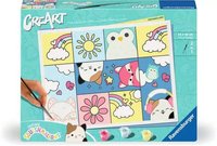 Ravensburger CreArt - MNZ - Squishmallows - Kit per la pittura e la fusione per bambini - 12 anno/i