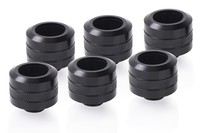 Alphacool 17477 - Kit di montaggio - Ottone - Nero - 1/4" - 23 mm - 2,6 cm