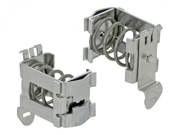 Delock Morsetto di schermatura per guida DIN - Diametro del cavo 10 - 20 mm - Metallo - 26 mm - 40 m