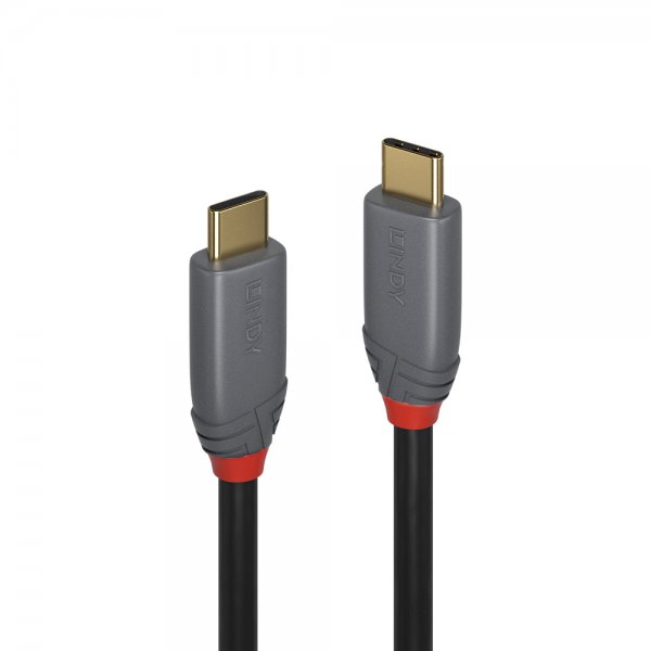 Lindy USB 3.2 Typ C Kabel 10Gbit/s 100W PD Anthra Line - Cavo - Digitale/dati
