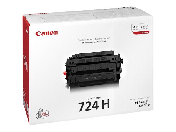 Canon CRG-724H - 12500 pagine - Nero - 1 pz