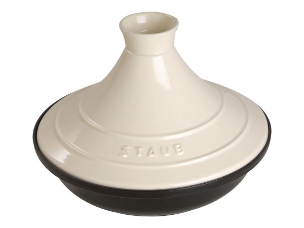 Zwilling Tajine 28cm rund cream Gusseisen
