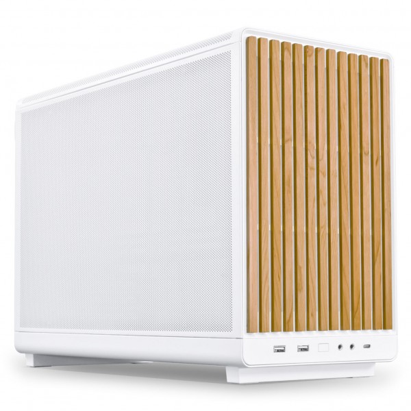 Lian Li Dan Cases A3-mATX Wood Edition PC-Gehäuse Micro-ATX - Buche weiß A3- mATX-WD - Torre - ATX