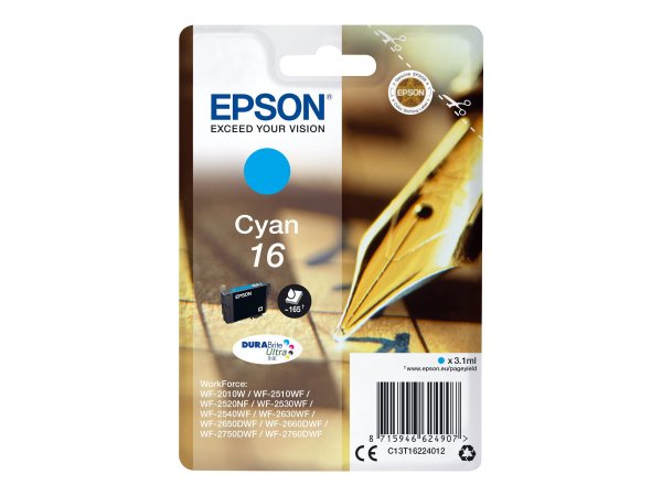 Epson Pen and crossword Cartuccia Penna e cruciverba Ciano Inchiostri DURABrite Ultra 16 - Resa stan