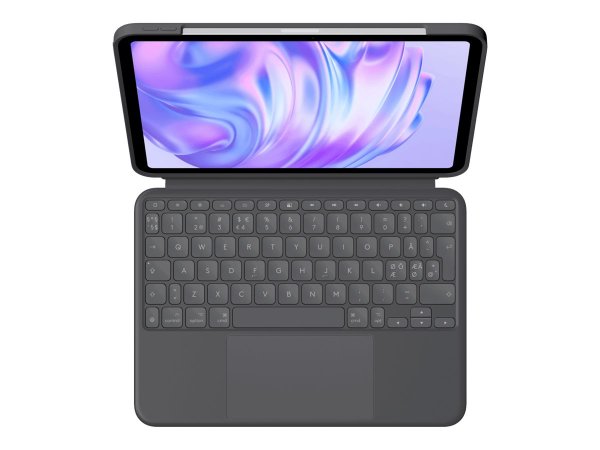 Logitech Combo Touch iPad Pro 11inch M4 Graphite PAN - Tastiera - QWERTY