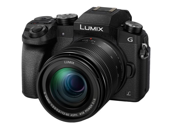 Panasonic Lumix DMC-G70 + G VARIO 12-60 - 16 MP - 4592 x 3448 Pixel - Live MOS - 4,8x - Full HD - Ne