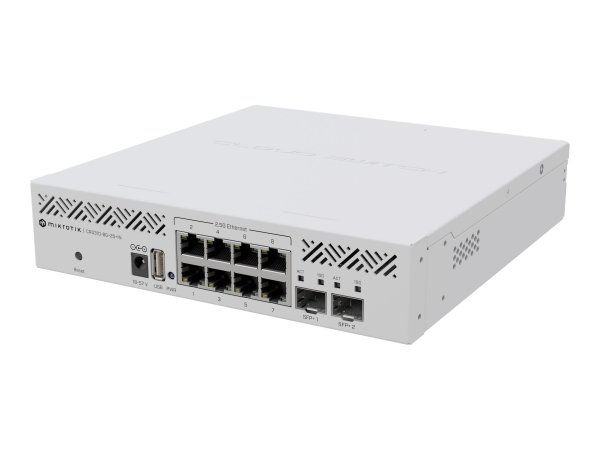 MikroTik CRS310-8G+2S+IN: L3 Smart Switch - Gestito - L3 - 2.5G Ethernet (100/1000/2500) - Supporto