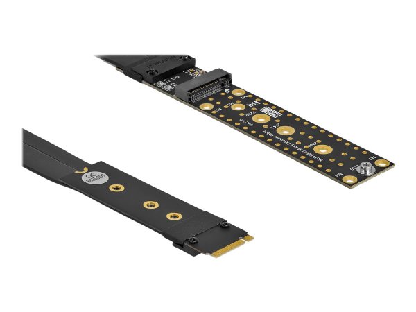 Delock Estensione Riser Card M.2 Key M NVMe con cavo da 20 cm - M.2 - M.2 - Nero - 0,2 m - Cina - SA