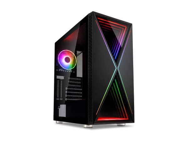 Kolink VOID X - Midi Tower - Server - Nero - ATX - EATX - micro ATX - Mini-ITX - Plastica - Acciaio