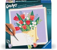 Ravensburger CreArt - MNZ - Tulip Bouquet Farben enthalten Malen nach Zahlen S...