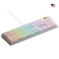 Glorious PC Gaming Race GMMK 3 HE 100% Custom Gaming-Tastatur - Pre-Built ANSI US Fox Switches - Tas