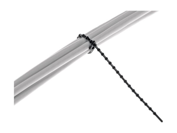 InLine Fascette stringicavo a grani riapribili - 100mm - nero - 100pz