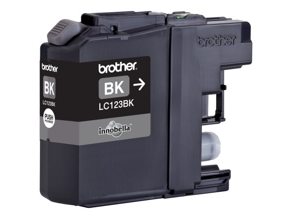 Brother LC123BKBP - Nero - Inchiostro a base di pigmento - 1 pz - 600 pagine - Confezione singola