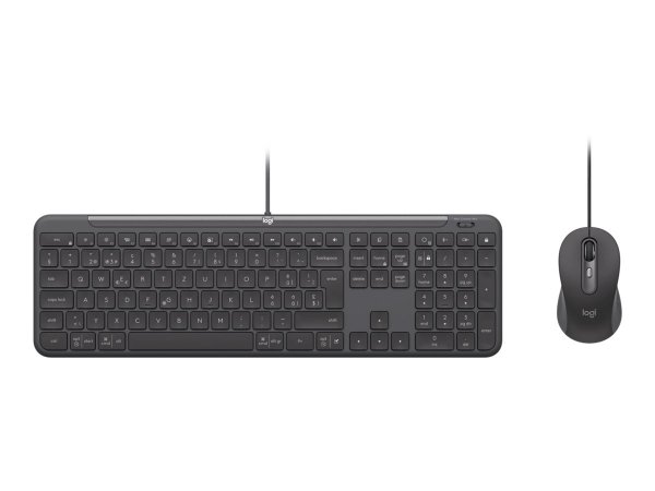 Logitech wired Combo MK620 for Business - Tastiera - 4000 dpi