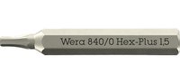 Wera 840 Micro Bits Hex-Plus 1.5 x 05058110001