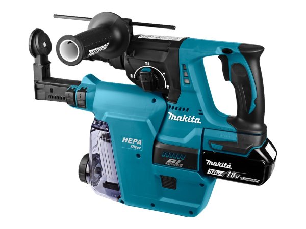 Makita DHR243RTJW - SDS-plus - Nero - Blu - 2,4 cm - 950 Giri/min - 2 J - 4700 bpm
