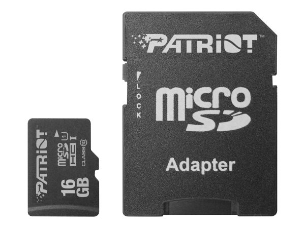 PATRIOT Memory PSF16GMDC10 - 16 GB - MicroSDHC - Classe 10 - UHS-I - 80 MB/s - Class 1 (U1)