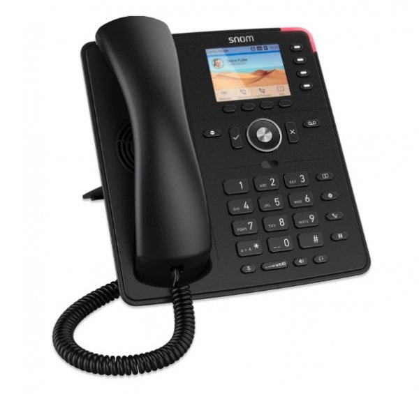 Snom D713 - IP Phone - Nero - Cornetta cablata - TFT - Gigabit Ethernet