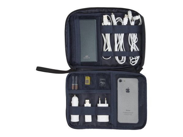 rivacase 5632 - Uomo - Borsa da corriere - Nero - Monocromatico - Poliestere - 180 mm