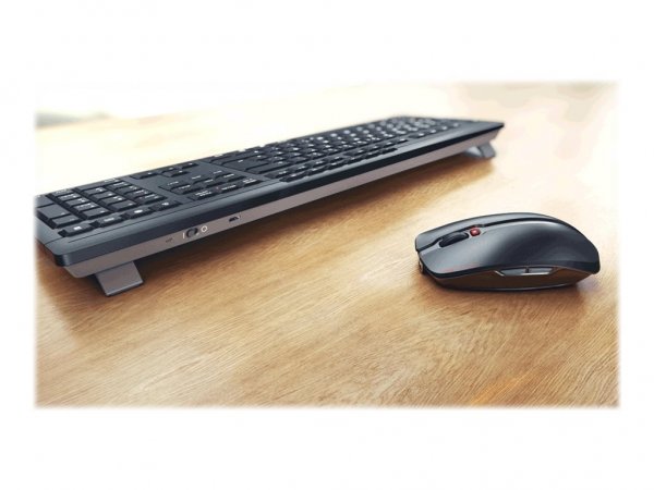 Cherry Stream Desktop Recharge - Full-size (100%) - Wireless - RF Wireless - AZERTY - Nero - Mouse i